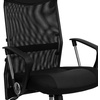 image:imageFlash Furniture Abney High Back Black Leather and Mesh Swivel Task Office Chair with Arms