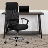 image:imageFlash Furniture Abney High Back Black Leather and Mesh Swivel Task Office Chair with Arms