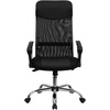 image:imageFlash Furniture Abney High Back Black Leather and Mesh Swivel Task Office Chair with Arms