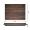 image:imageFlash Furniture Acadia 24 x 30 Dark Brown Tabletop TopGuard HPL Seamless Edge Scratch amp Stain Resistant AllWeather Durability Commercial GradeDark Brown