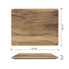 image:imageFlash Furniture Acadia 24 x 30 Dark Brown Tabletop TopGuard HPL Seamless Edge Scratch amp Stain Resistant AllWeather Durability Commercial GradeNatural