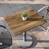 image:imageFlash Furniture Acadia 24 x 30 Dark Brown Tabletop TopGuard HPL Seamless Edge Scratch amp Stain Resistant AllWeather Durability Commercial GradeNatural