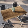 image:imageFlash Furniture Acadia 24 x 30 Dark Brown Tabletop TopGuard HPL Seamless Edge Scratch amp Stain Resistant AllWeather Durability Commercial GradeNatural