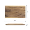 image:imageFlash Furniture Acadia 24 x 30 Dark Brown Tabletop TopGuard HPL Seamless Edge Scratch amp Stain Resistant AllWeather Durability Commercial GradeNatural