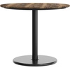 image:imageFlash Furniture Acadia 36 Round Indoor Gray Faux Concrete Tabletop with 24 Round Black Table Height Base Seamless TopGuard HPL Top and EdgeNaturalBlack Base