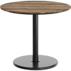image:imageFlash Furniture Acadia 36 Round Indoor Gray Faux Concrete Tabletop with 24 Round Black Table Height Base Seamless TopGuard HPL Top and EdgeNaturalBlack Base