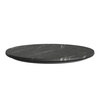 image:imageFlash Furniture Acadia 36 Round White Faux Marble Tabletop TopGuard HPL Seamless Edge Scratch amp Stain Resistant AllWeather Durability Commercial GradeBlack Faux Marble