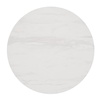 image:imageFlash Furniture Acadia 36 Round White Faux Marble Tabletop TopGuard HPL Seamless Edge Scratch amp Stain Resistant AllWeather Durability Commercial GradeWhite Faux Marble