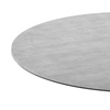 image:imageFlash Furniture Acadia 36 Round White Faux Marble Tabletop TopGuard HPL Seamless Edge Scratch amp Stain Resistant AllWeather Durability Commercial GradeGray Faux Concrete