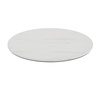 image:imageFlash Furniture Acadia 36 Round White Faux Marble Tabletop TopGuard HPL Seamless Edge Scratch amp Stain Resistant AllWeather Durability Commercial GradeWhite Faux Marble
