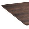 image:imageFlash Furniture Acadia 36 Square Dark Brown Tabletop TopGuard HPL Seamless Edge Scratch amp Stain Resistant AllWeather Durability Commercial GradeDark Brown