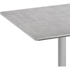 image:imageFlash Furniture Acadia 36 Square Indoor Outdoor Gray Faux Concrete Tabletop with 30 x 30 Silver X Base Scratch Heat amp UV Resistant Seamless TopGuard Top and EdgeGray Faux ConcreteSilver Base