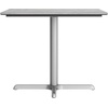 image:imageFlash Furniture Acadia 36 Square Indoor Outdoor Gray Faux Concrete Tabletop with 30 x 30 Silver X Base Scratch Heat amp UV Resistant Seamless TopGuard Top and EdgeGray Faux ConcreteSilver Base