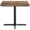 image:imageFlash Furniture Acadia 36 Square Indoor Outdoor Gray Faux Concrete Tabletop with 30 x 30 Silver X Base Scratch Heat amp UV Resistant Seamless TopGuard Top and EdgeNaturalBlack Base