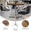 image:imageFlash Furniture Acadia 36 Square Indoor Outdoor Gray Faux Concrete Tabletop with 30 x 30 Silver X Base Scratch Heat amp UV Resistant Seamless TopGuard Top and EdgeNaturalSilver Base