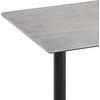 image:imageFlash Furniture Acadia 48 x 30 Indoor Gray Faux Concrete Tabletop with Dual 22 x 30 Black Bar Height Crisscross Bases Seamless TopGuard HPL Top and EdgeGray Faux ConcreteBlack Base