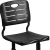 image:imageFlash Furniture Adjustable Height Black Student Chair with Black Pedestal FrameSet of 6  Seat Height 165185