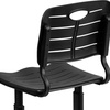 image:imageFlash Furniture Adjustable Height Black Student Chair with Black Pedestal FrameSet of 6  Seat Height 165185