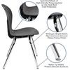image:imageFlash Furniture Advantage Titan Black Student Stack School Chair  18inch