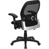 image:imageFlash Furniture Albert MidBack Black Super Mesh Executive Swivel Office Chair with Adjustable Lumbar amp ArmsBlack Mesh