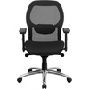 image:imageFlash Furniture Albert MidBack Black Super Mesh Executive Swivel Office Chair with Knee Tilt Control and Adjustable Lumbar amp ArmsBlack Mesh