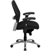 image:imageFlash Furniture Albert MidBack Black Super Mesh Executive Swivel Office Chair with Knee Tilt Control and Adjustable Lumbar amp ArmsBlack Mesh