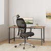 image:imageFlash Furniture Albert MidBack Black Super Mesh Executive Swivel Office Chair with Knee Tilt Control and Adjustable Lumbar amp ArmsBlack Mesh