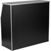 image:imageFlash Furniture Amara 4 Walnut Woodgrain Laminate Foldable Bar  Portable Event BarBlack