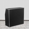 image:imageFlash Furniture Amara 4 Walnut Woodgrain Laminate Foldable Bar  Portable Event BarBlack Marble