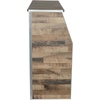 image:imageFlash Furniture Amara 4 Walnut Woodgrain Laminate Foldable Bar  Portable Event BarRustic Natural
