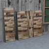 image:imageFlash Furniture Amara 4 Walnut Woodgrain Laminate Foldable Bar  Portable Event BarRustic Natural