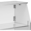 image:imageFlash Furniture Amara 4 Walnut Woodgrain Laminate Foldable Bar  Portable Event BarWhite