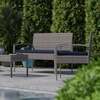 image:imageFlash Furniture Aransas Series 4 Piece Brown Patio Set with Steel Frame and Beige CushionsLight GrayNavy