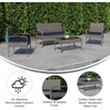 image:imageFlash Furniture Aransas Series 4 Piece Brown Patio Set with Steel Frame and Beige CushionsLight GrayNavy