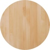 image:imageFlash Furniture Bennett 30 Round Solid Wood Commercial Indoor Tabletop in Dark Brown with 18 Round Dining Height Black Cast Iron Base 300 lb Static CapacityNatural TopBlack Base