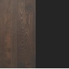 image:imageFlash Furniture Bennett 30 Round Solid Wood Commercial Indoor Tabletop in Natural with 22 x 22 Dining Height Black Cast Iron X Base 300 lb Static CapacityDark Brown TopBlack Base