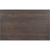 image:imageFlash Furniture Bennett 30 x 48 Solid Wood Commercial Indoor Tabletop in Natural with Dual 5 x 22 Bar Height Black Cast Iron T Bases 400 lb Static CapacityDark Brown TopBlack Base