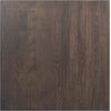 image:imageFlash Furniture Bennett 36 Square Solid Wood Commercial Indoor Tabletop in Natural with 30 x 30 Bar Height Black Cast Iron X Base 400 lb Static CapacityDark Brown TopBlack Base