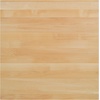 image:imageFlash Furniture Bennett 36 Square Solid Wood Commercial Indoor Tabletop in Natural with 30 x 30 Dining Height Black Cast Iron X Base 400 lb Static CapacityNatural TopSilver Base