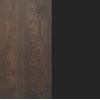 image:imageFlash Furniture Bennett 36 Square Solid Wood Commercial Indoor Tabletop in Natural with 30 x 30 Dining Height Black Cast Iron X Base 400 lb Static CapacityDark Brown TopBlack Base