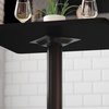 image:imageFlash Furniture Beverly 22 x 22 Restaurant Table XBase with 3 Diameter Table Height Column Commercial XBase Cast Iron Table Base SilverBlack