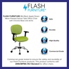image:imageFlash Furniture Beverly MidBack Apple Green Mesh Padded Swivel Task Office Chair with Chrome Base and Arms