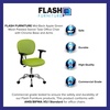 image:imageFlash Furniture Beverly MidBack Apple Green Mesh Padded Swivel Task Office Chair with Chrome Base and Arms