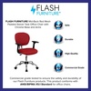 image:imageFlash Furniture Beverly MidBack Red Mesh Padded Swivel Task Office Chair with Chrome Base and Arms