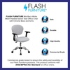 image:imageFlash Furniture Beverly MidBack Yellow Mesh Padded Swivel Task Office Chair with Chrome Base and ArmsWhite