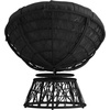 image:imageFlash Furniture Bowie Comfort Series Black Swivel Patio Chair with Black CushionBlack