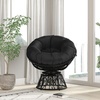 image:imageFlash Furniture Bowie Comfort Series Black Swivel Patio Chair with Black CushionBlack