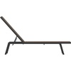 image:imageFlash Furniture Brazos Adjustable Chaise Lounge Chair Outdoor FivePosition Recliner All Weather BlackBlackBrownBlack