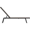 image:imageFlash Furniture Brazos Adjustable Chaise Lounge Chair Outdoor FivePosition Recliner All Weather BlackBlackBrownBlack