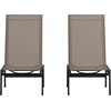 image:imageFlash Furniture Brazos Adjustable Chaise Lounge Chair Outdoor FivePosition Recliner All Weather BlackBlackBrownBlack